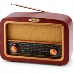 Radio Kuchenne Vintage FM akumulatorowe z Bluetooth USB do Salonu