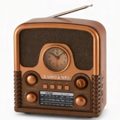 Radio Kuchenne Vintage FM akumulatorowe z Bluetooth USB do Salonu
