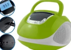 Radioodtwarzacz Ravo BOOMBOX BM110 Radio Głośnik Bluetooth USB AUX zielony