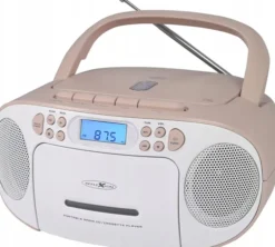 Radioodtwarzacz Reflexion Reflexion RCR2260 Boombox weiß/pink