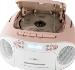 Radioodtwarzacz Reflexion Reflexion RCR2260DAB Boombox weiß/pink