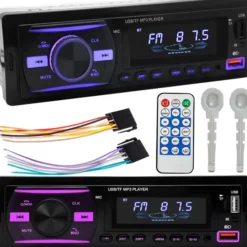 Radio Samochodowe Bluetooth Usb Mp3 Aux Kolory