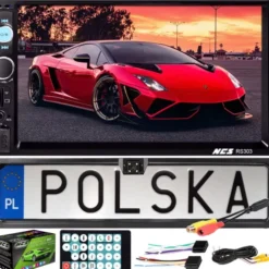 Radio Samochodowe 2Din Ekran 7' Usb Sd Mp3 Bt