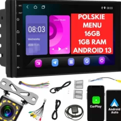 RADIO SAMOCHODOWE 2 DIN HiFi ANDROID 13 RDS GPS WIFI USB 1GB/16GB RDS 7"