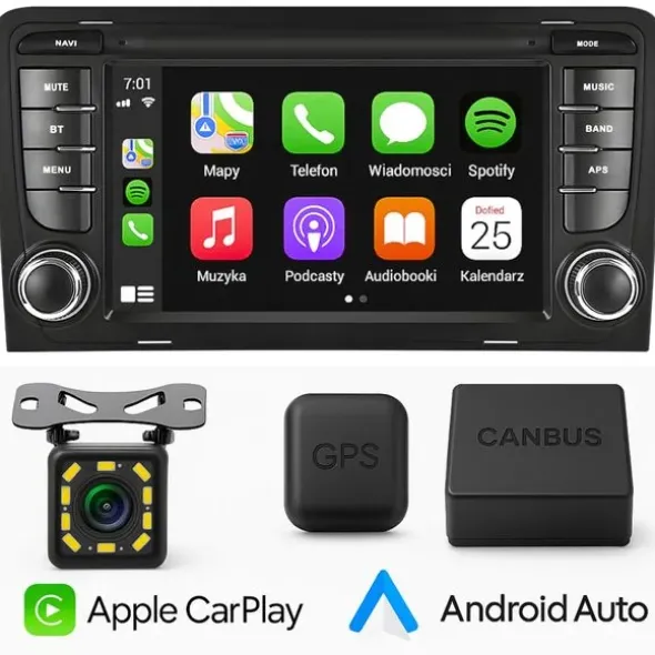 Radio Samochodowe 4gb Do Audi A3 8p Gps Android Carplay Wifi Usb Nawigacja