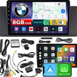 Radio samochodowe NCS ZQ9 BMW X5 E53 2000-2005 Android nawigacja 8GB LTE
