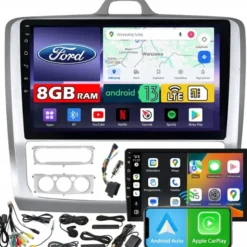 Radio samochodowe NCS ZQ9 Ford Focus Mk2 2004-2011 nawigacja 8GB LTE