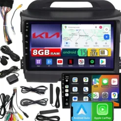 Radio samochodowe NCS ZQ9 KIA SPORTAGE 3 III 2010-2015 Android 8GB LTE