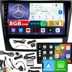 Radio samochodowe NCS ZQ9 MERCEDES-BENZ W211 2002-2009 Android 8GB LTE