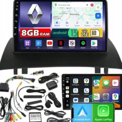 Radio samochodowe NCS ZQ9 RENAULT MEGANE 2 II 2002-2008 Android 8GB LTE