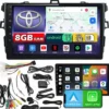Radio samochodowe NCS ZQ9 TOYOTA COROLLA E15 2007-2014 Android 8GB LTE
