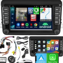 Radio samochodowe RS-404 nawigacja Android VOLKSWAGEN SKODA SEAT 2DIN BT