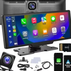 Radio Stacja Multimedialna Monitor Android Auto Apple Carplay 2 Kamery Dvr