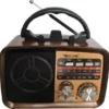 Radio Vintage Prl Fm Akumulatorowe Z Bluetooth Usb Icf-F21  Kol.3 Brązowy Dolny