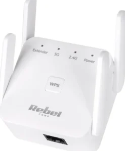 Repeater - wzmacniacz sieci bezprzewodowej 2.4+5 GHz Rebel KOM1032