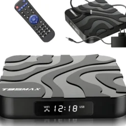 Retoo Przystawka odtwarzacz multimedialny do telewizora Smart TV BOX 6 K Wi-Fi PILOT
