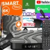 Retoo SMART TV BOX T95MAX ANDROID 9 64BIT 6K WIFI HDR USB 3.0 + PILOT KABEL HDMI