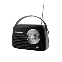 Retro Radio Z Głośnikiem Bluetooth Vintage Cuisine - Czarne