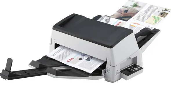 Ricoh fi-7600 ADF+Ręczny skaner pobierający 600 x 600 DPI A3 Czarny, Biały PA03740-B501 PA03740-B501