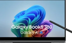 Samsung Galaxy Book5 360 NP754QHA-KA3DE notebook/Intel Core Ultra 7 256V Hybryda (2w1) (15.6") Ekran Full HD 16 GB LPDDR5x-SDRAM 512 GB SSD Wi-Fi 7 (802.11be) Windows 11 Pro Szary NP754QHA-KA3DE