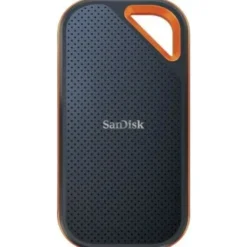 SanDisk Dysk zewnętrzny SSD Extreme PRO Portable V2 4 TB Czarno-pomarańczowy SDSSDE81-4T00-G25 SDSSDE81-4T00-G25