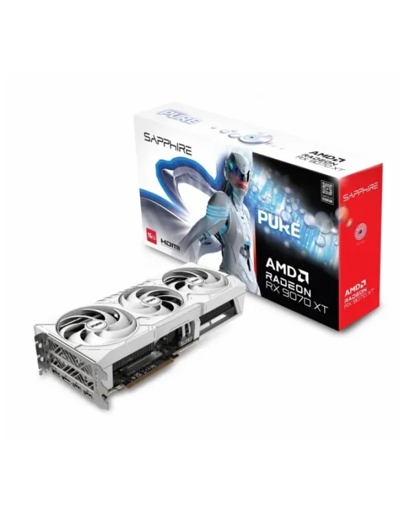 Sapphire Radeon RX 9070 XT PURE 16GB OC GDDR6 256bit 11348-02-20G