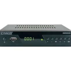 Schwaiger DSR500HD set-top box (dekoder STB) Kabel. Full HD Czarny