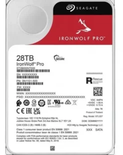 SEAGATE Ironwolf PRO Enterprise NAS HDD 28TB 7200rpm 6Gb/s SATA 256MB cache 8.9cm 3.5inch 24x7 for NAS RAID Rackmount systems BL