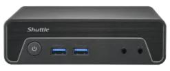 Shuttle Nano PC NE10N Wielkość PC 0.6L Czarny N100 Intel SoC NE10N