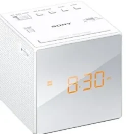 Sony Radio FM/AM zegarek  parent biały ICFC1W.CEK
