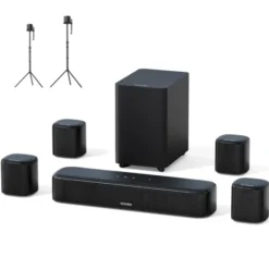 Soundbar Ultimea Aura A40 7.1 + 2 pary stojaków głośnikowych Steady 310