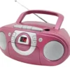 Soundmaster SCD5100PI magnetofon Przenośny odtwarzacz kasetowy Różowy