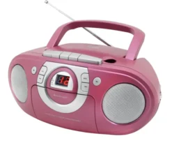 Soundmaster SCD5100PI magnetofon Przenośny odtwarzacz kasetowy Różowy