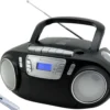 Soundmaster SCD5800SW przenośny system stereo Analogowy 3 W FM, PLL Czarny Odtwarzacz mp3