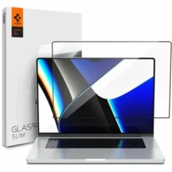 Spigen Szkło hartowane Glass FC do Apple Macbook Pro 16 Czarny