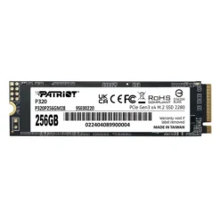 SSD Patriot Viper P320 M.2 PCI-Ex4 NVMe 256GB 2.2GB/s