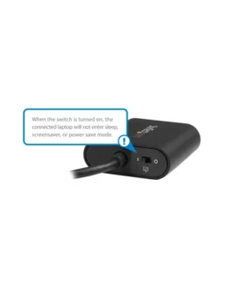 StarTech CDP2VGASA zewnętrzna karta graficzna usb 2048 x 1280 px Czarny