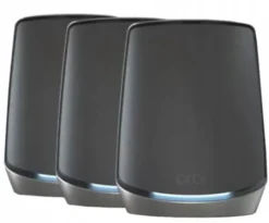 System NETGEAR Orbi WiFi 6 Mesh WLAN (RBK863SB) z 2 wzmacniaczam 540 m²