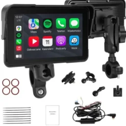 Tablet Ekran Monitor Stacja Motocyklowa Multimedialna Carplay Android Auto