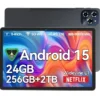 TABWEE W90 8GB/256GB 11" 8000mAh 4G LTE Unisco T615 Android15 Szary-Idealny prezent