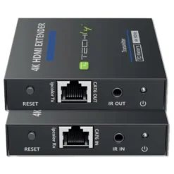 Techly Extender HDMI Cat.6/6a/7 Zero Latecy IR 4K*60Hz do 70m