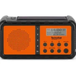 TECHNISAT Techniradio Solar 2 Cyfrowe Przenośne Czarno-pomarańczowy
