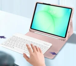 TECH-PROTECT SC PEN + KEYBOARD GALAXY TAB A9 / A11 8.7 X110 / X115 / X133 / X135 PINK