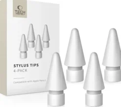 Tech-Protect TECH-PROTECT STYLUS TIPS 4-PACK APPLE PENCIL WHITE