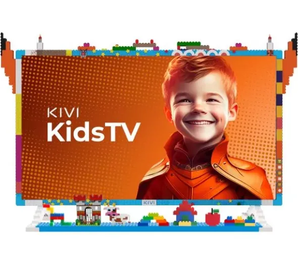 Telewizor KIVI KidsTV dla dzieci 32" LED Full HD Android TV DVB-T2