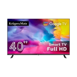Telewizor Kruger&Matz 40" FHD Google TV 5.0, DVB-T2/S2/T/C H.265 HEVC