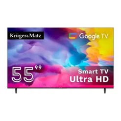 Telewizor Kruger&Matz 55" UHD Google TV 5.0 DVB-T2/T/C H.265 HEVC