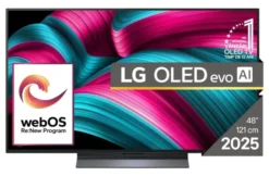 Telewizor LG OLED evo AI OLED48C51LA 121,9 cm (48") 4K Ultra HD Smart TV Wi-Fi Czarny