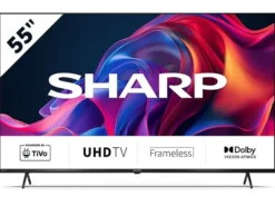 Telewizor SHARP LED 55GK4745E 55" 4K TiVo OS Dolby Vision Czarny