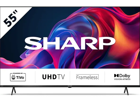 Telewizor SHARP LED 55GK4745E 55" 4K TiVo OS Dolby Vision Czarny